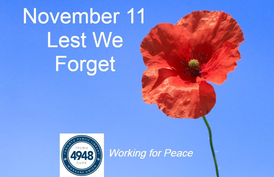 Remembrance Day: November 11